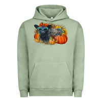 Pigment Oil Green Fall Autumn Baby Calf Urban Hoodie - LillyAllenDesigns