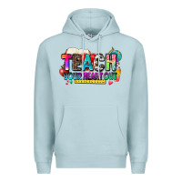 Blue Mist teach your heart out Premium Hoodie - NancyCooperArtShop