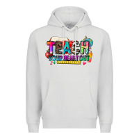 Dove Grey teach your heart out Premium Hoodie - NancyCooperArtShop