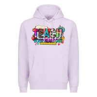Lilac teach your heart out Premium Hoodie - NancyCooperArtShop