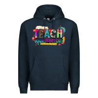 Navy teach your heart out Premium Hoodie - NancyCooperArtShop