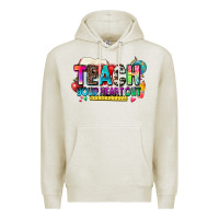 Oatmeal Heather teach your heart out Premium Hoodie - NancyCooperArtShop