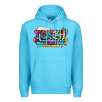 Ocean Blue teach your heart out Premium Hoodie - NancyCooperArtShop