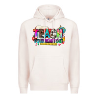 Pale Pink teach your heart out Premium Hoodie - NancyCooperArtShop