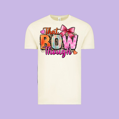 That Bow Though Vintage Tee Designed By Zillion Design Studio