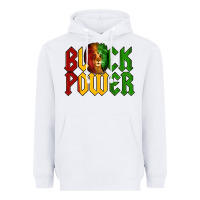 White Juneteenth Lion King Black Power Heavyweight Hoodie - LillyAllenDesigns