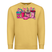 Antique Gold cancer coffee cups Premium Sweatshirt - NancyCooperArtShop