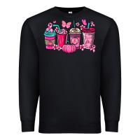 Black cancer coffee cups Premium Sweatshirt - NancyCooperArtShop