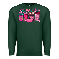 Sports Green cancer coffee cups Premium Sweatshirt - NancyCooperArtShop
