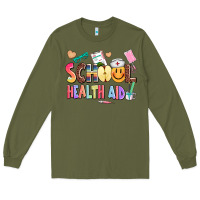 Army Green school healt aid Long Sleeve Tee - AdoDesignShop