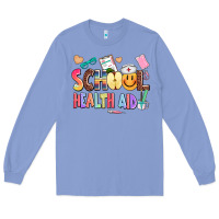 Colony Blue school healt aid Long Sleeve Tee - AdoDesignShop