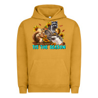Pigment Peanut Butter Fall Tis The Season Animals Urban Hoodie - LillyAllenDesigns