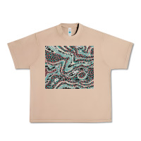 Burro pink and turquoise cowhide and leopard Urban Heavy Tee - RanaPortraitStore