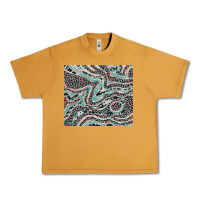 Peanut Butter pink and turquoise cowhide and leopard Urban Heavy Tee - RanaPortraitStore