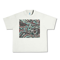 Pistachio pink and turquoise cowhide and leopard Urban Heavy Tee - RanaPortraitStore