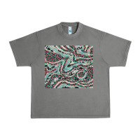Tornado pink and turquoise cowhide and leopard Urban Heavy Tee - RanaPortraitStore