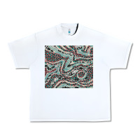 White pink and turquoise cowhide and leopard Urban Heavy Tee - RanaPortraitStore
