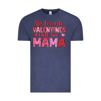 Vintage Denim my favorite valentines call me mama Vintage Tee - texasbilliewilder