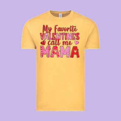 Vintage Tee my favorite valentines call me mama