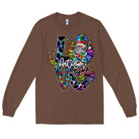 Chestnut love autism Long Sleeve Tee - SublimationCraftShop