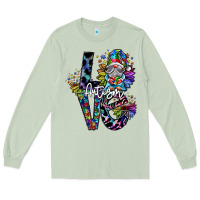 Matcha love autism Long Sleeve Tee - SublimationCraftShop