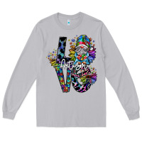 Moon Dust love autism Long Sleeve Tee - SublimationCraftShop