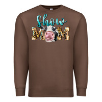 Chestnut Western Show Mom Holstein Premium Sweatshirt - LillyAllenDesigns
