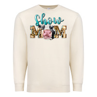 Sandshell Western Show Mom Holstein Premium Sweatshirt - LillyAllenDesigns