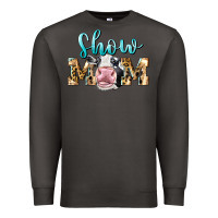 Smoke Western Show Mom Holstein Premium Sweatshirt - LillyAllenDesigns