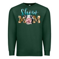 Sports Green Western Show Mom Holstein Premium Sweatshirt - LillyAllenDesigns