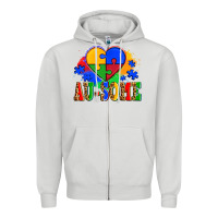 Dove Grey autism au some tribe Zipper Hoodie - AdoDesignShop