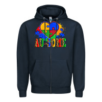 Navy autism au some tribe Zipper Hoodie - AdoDesignShop