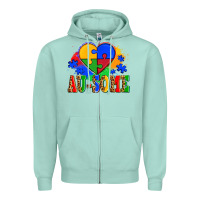 Seafoam autism au some tribe Zipper Hoodie - AdoDesignShop