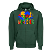 Sports Green autism au some tribe Zipper Hoodie - AdoDesignShop