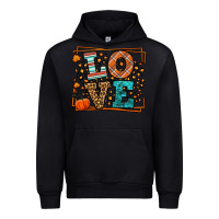 Black Fall Autumn Leopard Love Urban Hoodie - LillyAllenDesigns