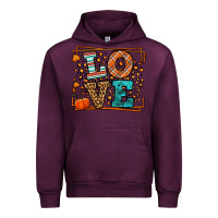 Mauve Wine Fall Autumn Leopard Love Urban Hoodie - LillyAllenDesigns