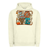 Pigment Pistachio Fall Autumn Leopard Love Urban Hoodie - LillyAllenDesigns