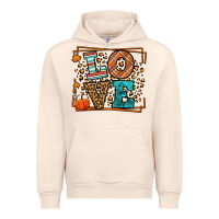 Sandshell Fall Autumn Leopard Love Urban Hoodie - LillyAllenDesigns