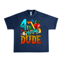 Navy 4th grade dude Urban Heavy Tee - texasbilliewilder