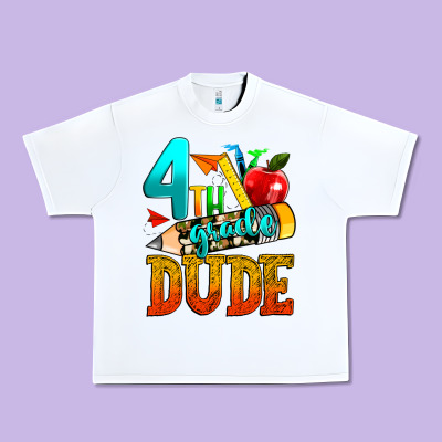 4th Grade Dude Urban Heavy Tee Designed By Texasbilliewilder