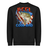 Black reel cool dad Heavyweight Sweatshirt - MaliasSmallBusiness