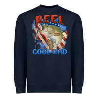 Navy reel cool dad Heavyweight Sweatshirt - MaliasSmallBusiness