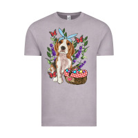 Vintage Zinc Easter Beagle Vintage Tee - RanaPortraitStore
