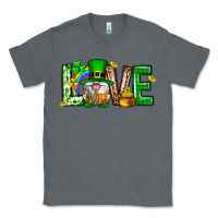 Charcoal Heather Love st. patricks day Classic Tee - Neo Western