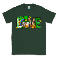 Sports Green Love st. patricks day Classic Tee - Neo Western