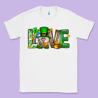 Love St. Patricks Day Classic Tee Designed By Neo Western