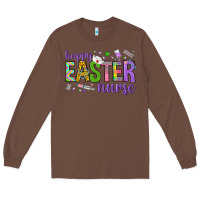 Chestnut happy easter nurse Long Sleeve Tee - Neo Western