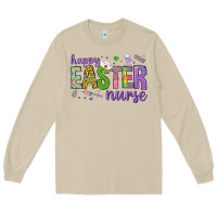 Mushroom happy easter nurse Long Sleeve Tee - Neo Western