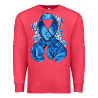 Cardinal blueribbon with boxing gloves Premium Sweatshirt - NancyCooperArtShop