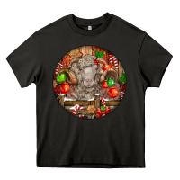Asphalt Christmas Merino Wool Sheep Heavy Core Tee - LillyAllenDesigns